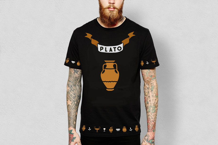 BRANDING OF PLATO CAFE